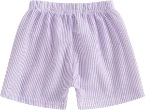 Toddler Boy Girl Plaid Shorts Casual Summer Gingham Shorts Elastic Waist Beach Shorts Bottoms Boxers Streetwear