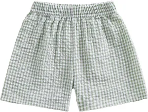 Toddler Boy Girl Plaid Shorts Casual Summer Gingham Shorts Elastic Waist Beach Shorts Bottoms Boxers Streetwear