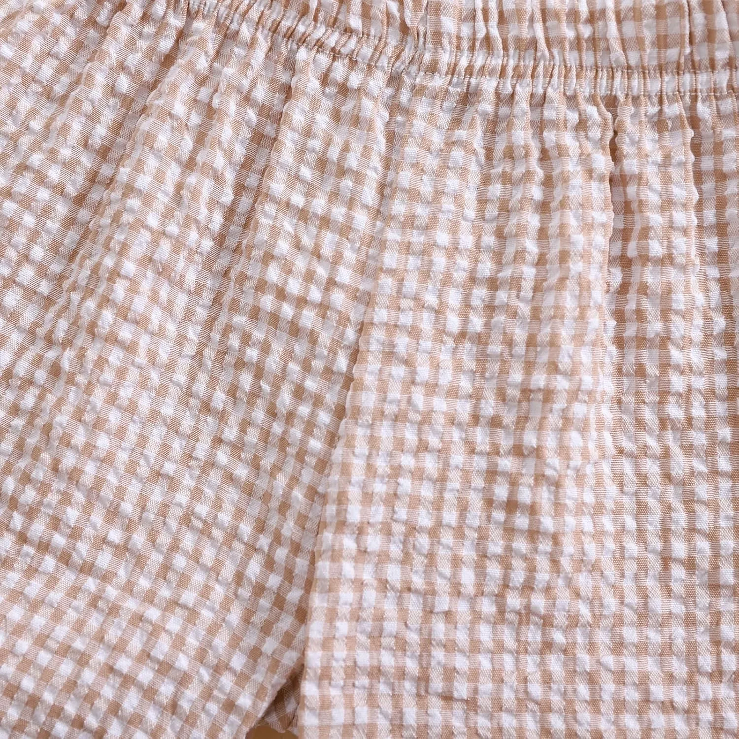 Toddler Boy Girl Plaid Shorts Casual Summer Gingham Shorts Elastic Waist Beach Shorts Bottoms Boxers Streetwear