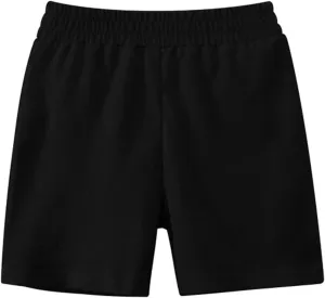 Toddler Boys Quick Dry Athletic Shorts Jersey Shorts Solid Hiking Pants Kids Boy Elastic Waist Pull-On Jogger Pants