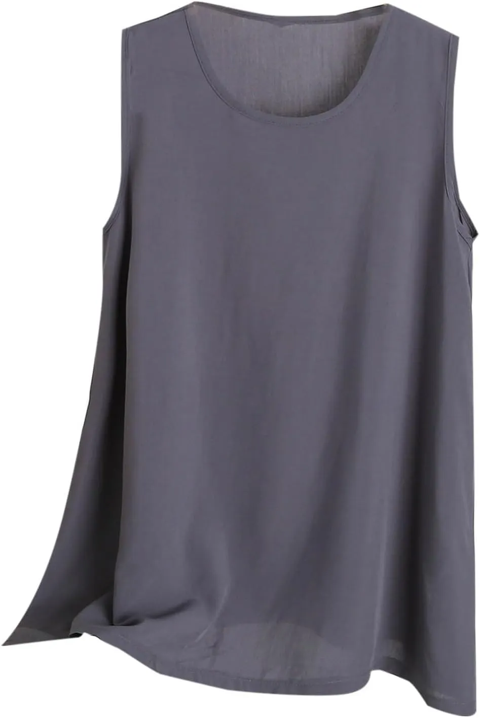 Trendy Going Out Tank Tops for Women Plus Size Sleeveless Shirts Loose Fit Casual Basic Tee Lightweight Blouses
