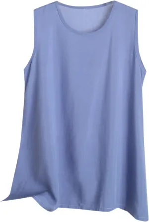 Trendy Going Out Tank Tops for Women Plus Size Sleeveless Shirts Loose Fit Casual Basic Tee Lightweight Blouses