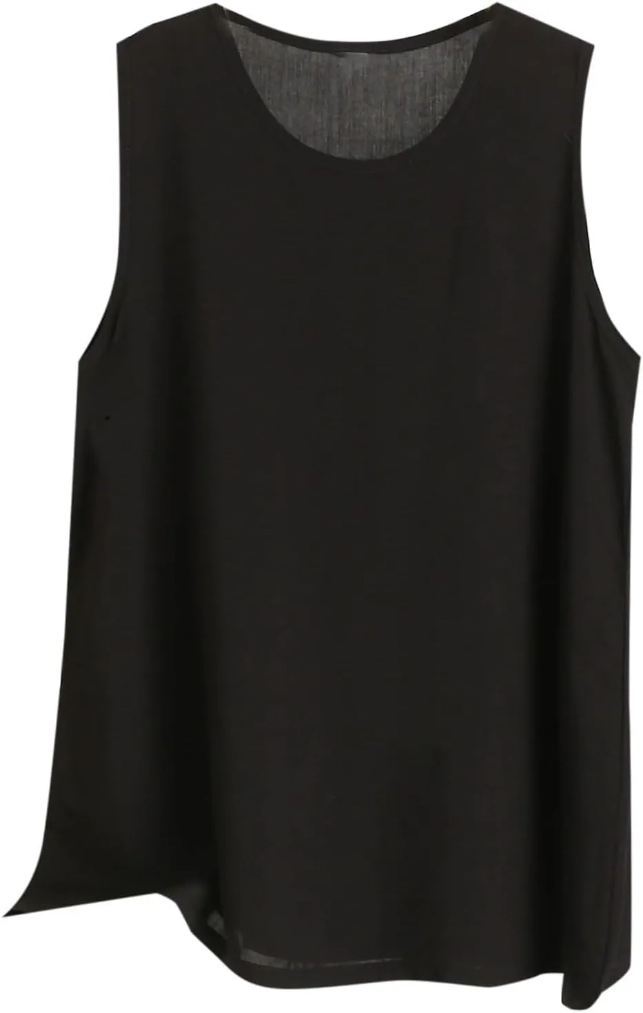 Trendy Going Out Tank Tops for Women Plus Size Sleeveless Shirts Loose Fit Casual Basic Tee Lightweight Blouses