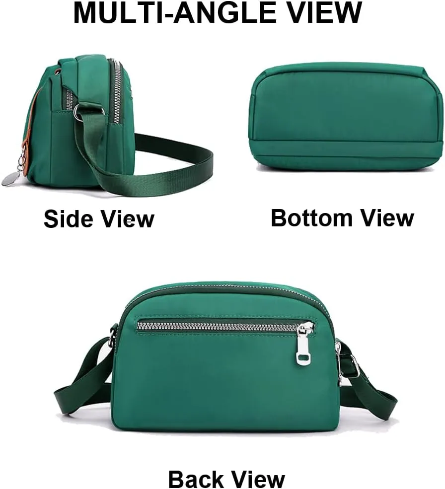 Trendy Nylon Crossbody Bag - Small Shoulder Bag for Everyday Use