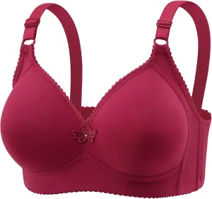 Underwear for Women 2025 Fashion Adjustable Strap Full Coverage Push Up Bra No Underwire High Seamless Everyday Bras