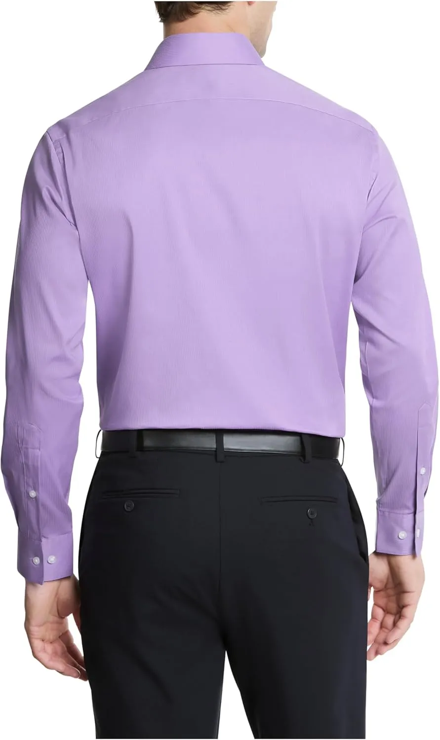 Van Heusen Men's Dress Shirt Fitted Everyday Defense Stretch