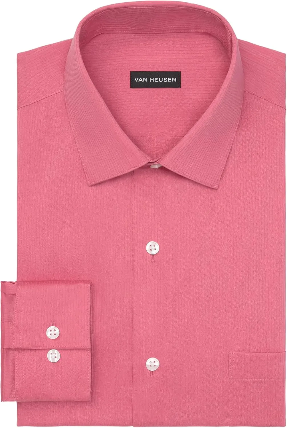 Van Heusen Men's Dress Shirt Fitted Everyday Defense Stretch
