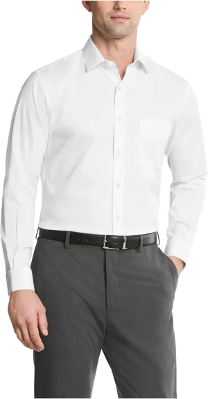 Van Heusen Men's Dress Shirt Fitted Everyday Defense Stretch