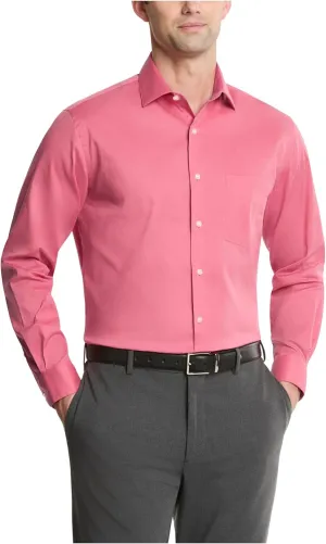 Van Heusen Men's Dress Shirt Fitted Everyday Defense Stretch
