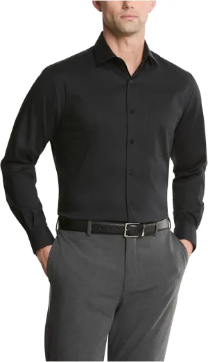 Van Heusen Men's Dress Shirt Fitted Everyday Defense Stretch