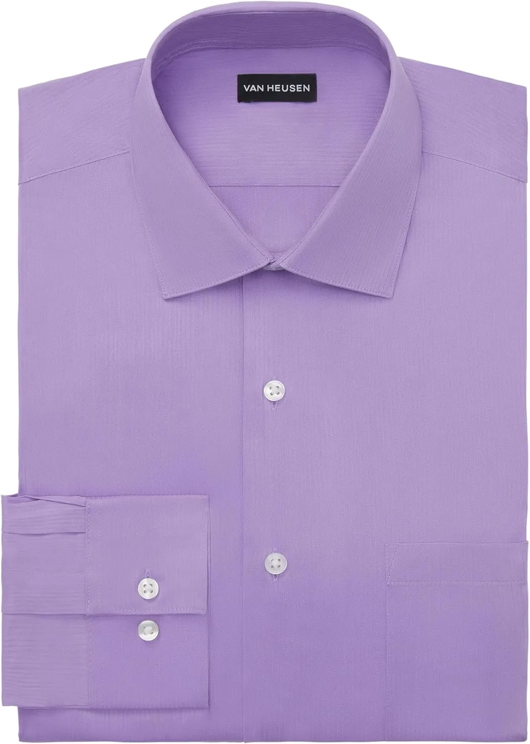 Van Heusen Men's Dress Shirt Fitted Everyday Defense Stretch
