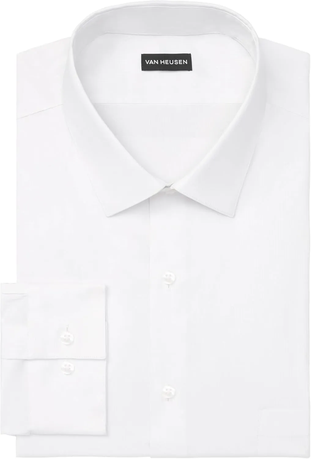 Van Heusen Men's Dress Shirt Fitted Everyday Defense Stretch