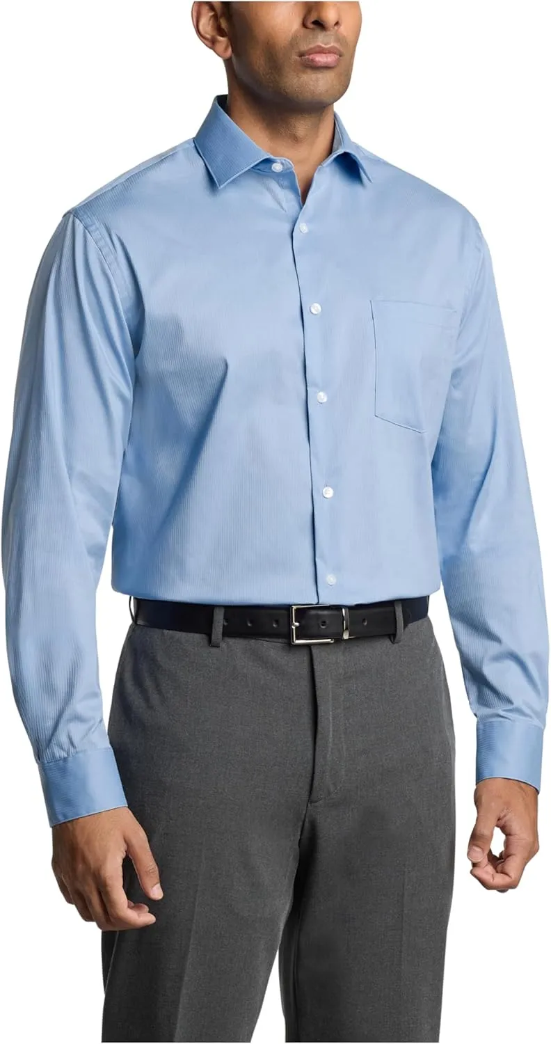 Van Heusen Men's Dress Shirt Regular Fit Everyday Defense Stretch