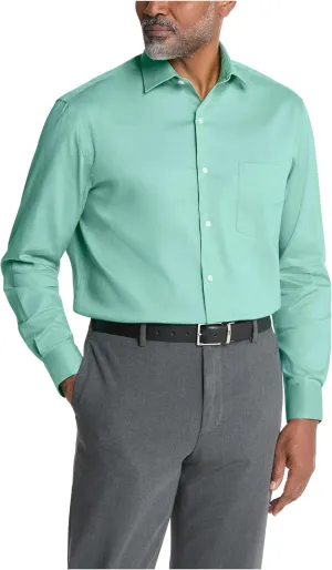 Van Heusen Men's Dress Shirt Regular Fit Everyday Defense Stretch