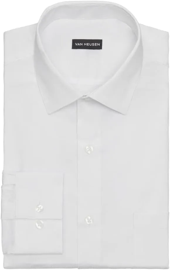 Van Heusen Men's Dress Shirt Regular Fit Everyday Defense Stretch