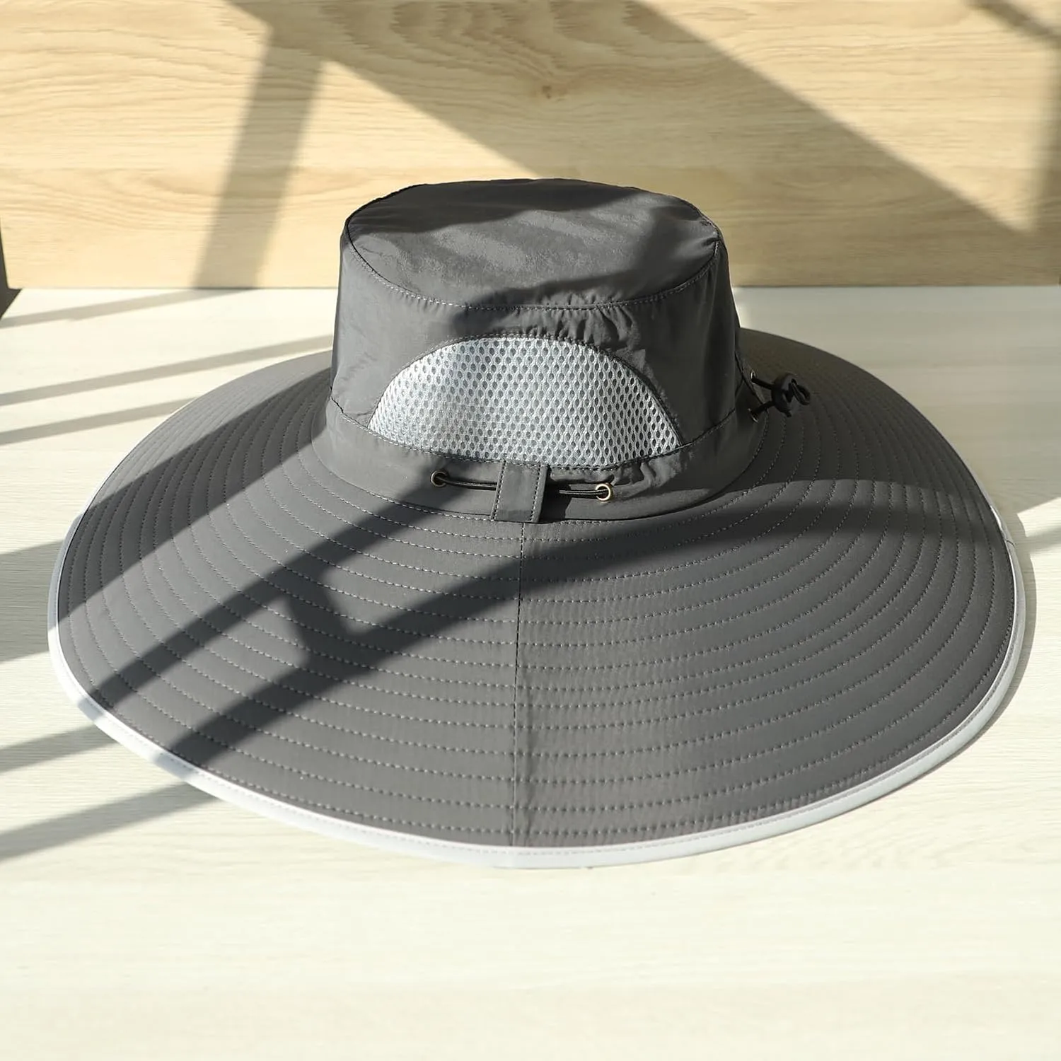 Wide Brim Sun Hat for Men Women UV Protection Ventilated Outdoor Bucket Fishing Hats Packable for Safari Hiking