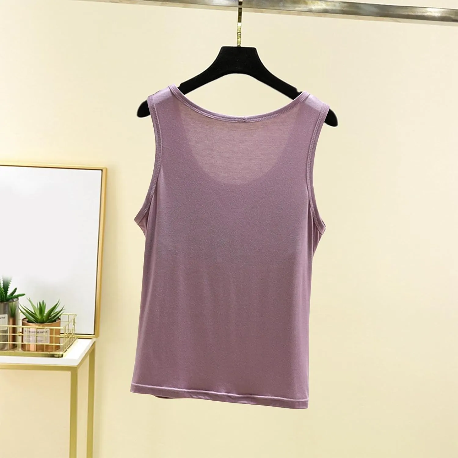 Women Summer Tank Tops with Built in Bra, Lounge Sleeveless Shirts Workout Yoga Tanks Comfort Pajamas Top Vest
