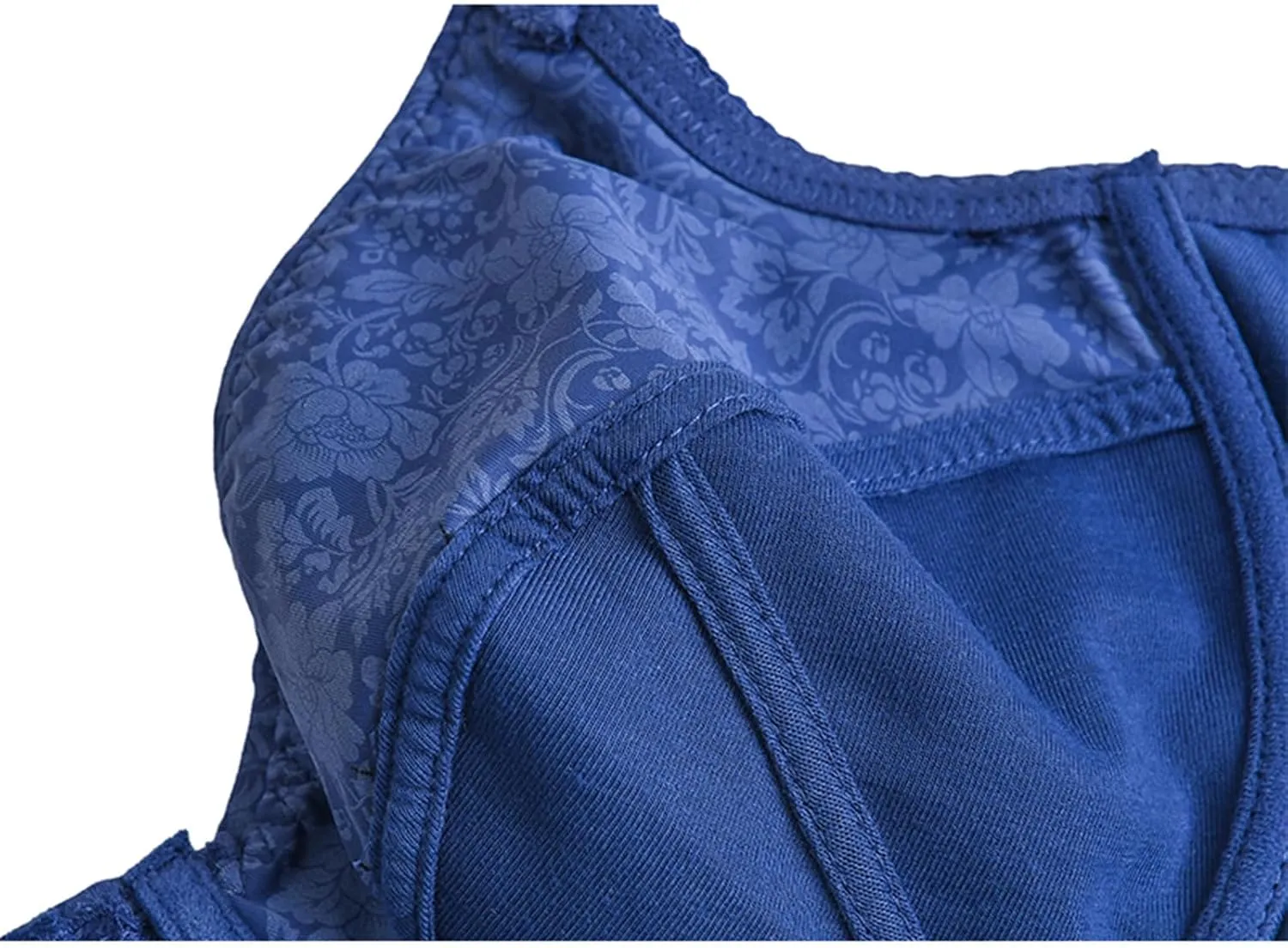 Women T-Shirt Bra Lace Underwire Push-Up Bralettes Full Coverage Brassiere Lightly Lined T-Shirt Bras Ladies Underwear