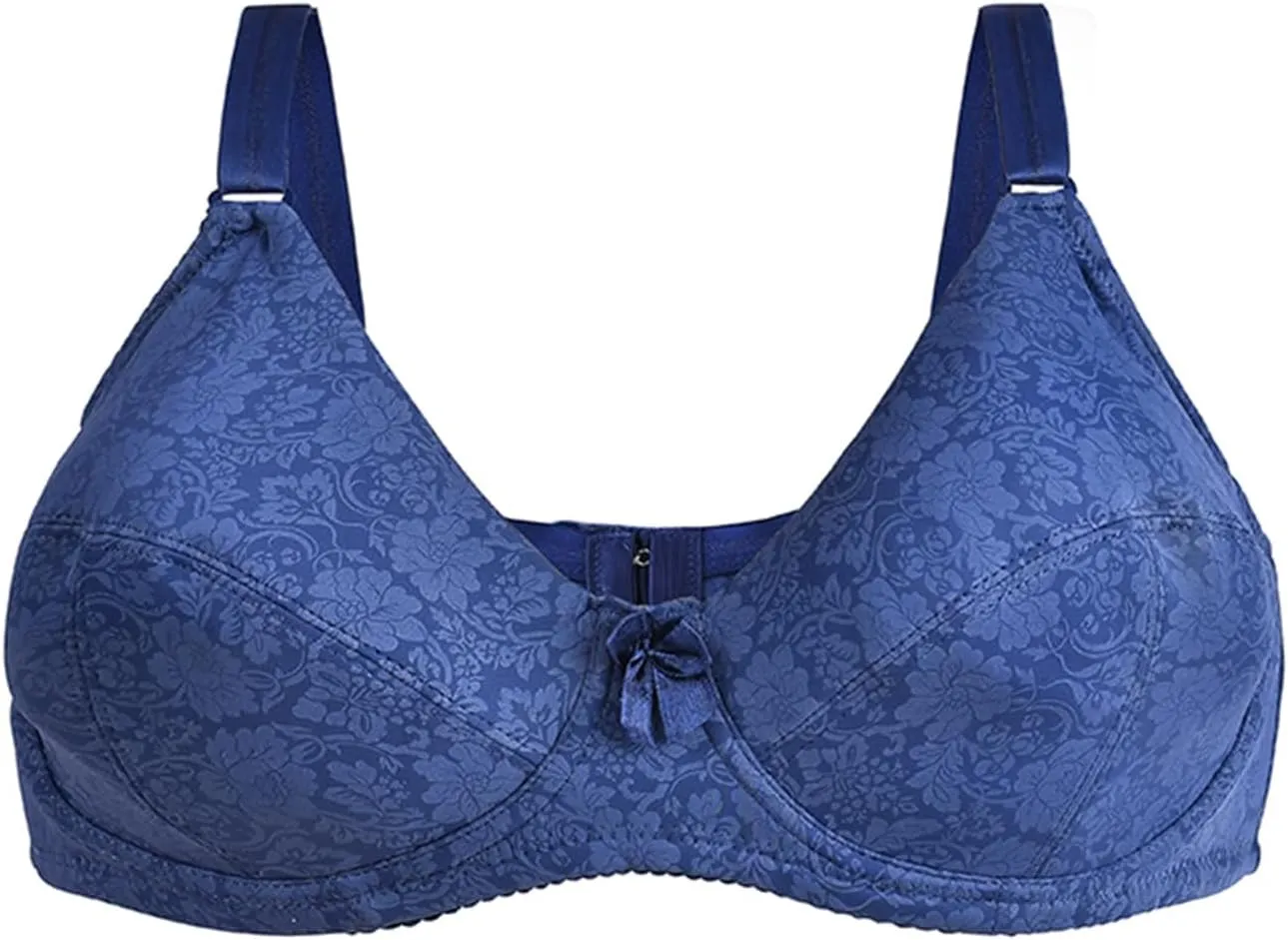 Women T-Shirt Bra Lace Underwire Push-Up Bralettes Full Coverage Brassiere Lightly Lined T-Shirt Bras Ladies Underwear