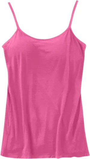 Womens Cami with Built-in Shelf Bra Camisole with Shelf Bra Stretch Cotton Camisole Straps Tank Tops Yoga Cami Shirt