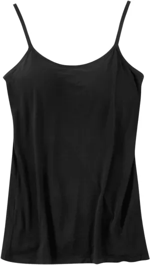 Womens Cami with Built-in Shelf Bra Camisole with Shelf Bra Stretch Cotton Camisole Straps Tank Tops Yoga Cami Shirt