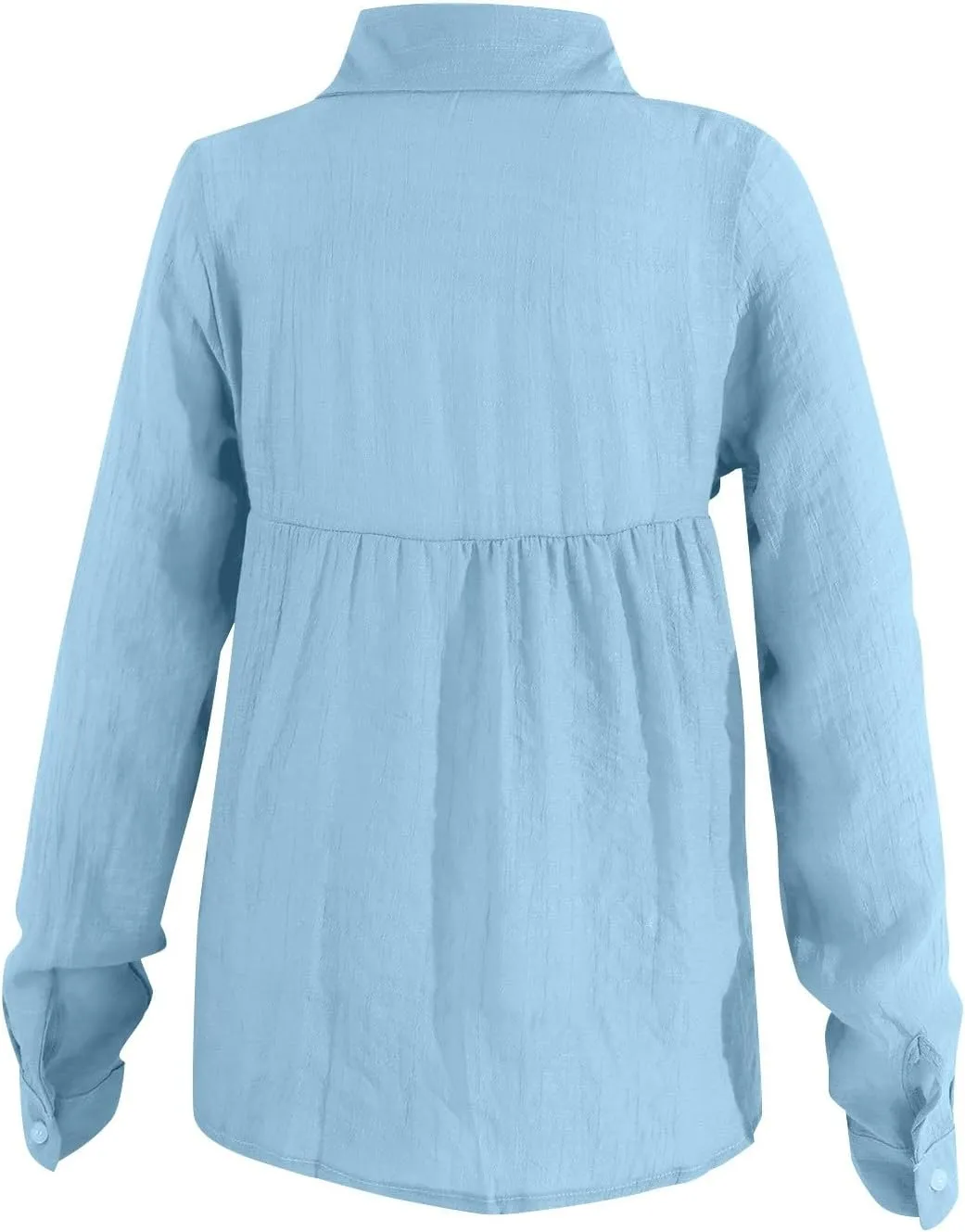 Womens Linen Blouses Floral Short Sleeve Collared Shirts Oversized Button Down V Neck Casual Work Tops