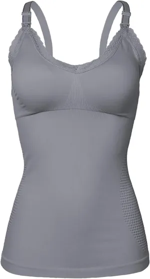 Womens Nursing Tank Tops Built in Bra for Breastfeeding Maternity Camisole Brasieres Breathable Cami Tank Top