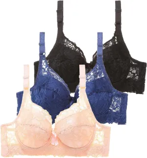 Womens Seamless Bra Slipping Plus Beautiful Latex Fall Bra Basic No T-Shirt Underwire