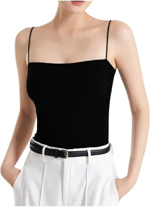 Women's Sexy Camisole Spatele Strap Basic Tank Tops Lightweight Yoga Sports Tanks Undershirts 2025 Summer