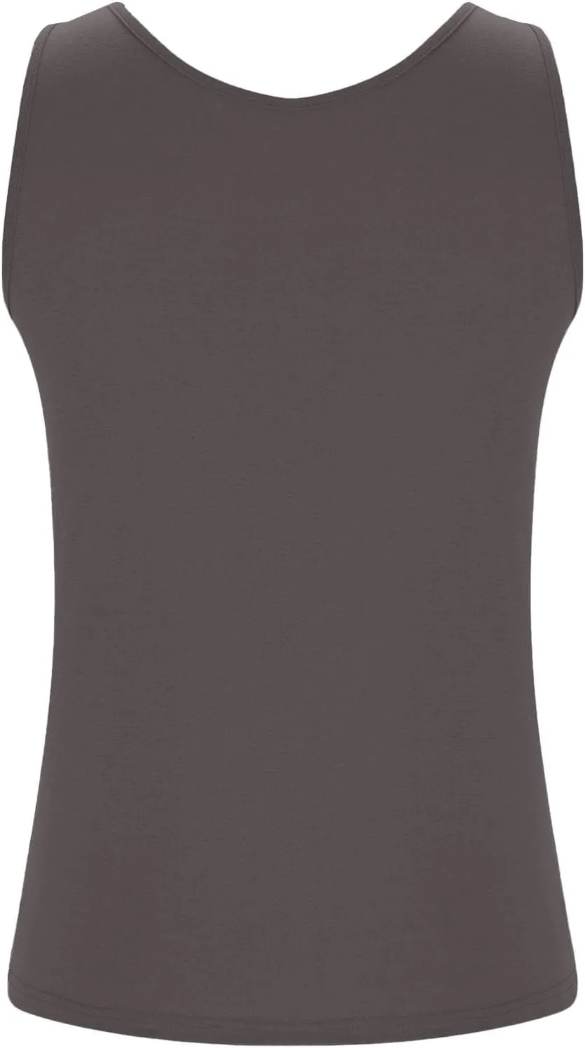 Womens Tank Tops with Built in Bra Plus Size Padded Camisole Shelf Bra Workout Yoga Shirt Casual Cotton Undershirt