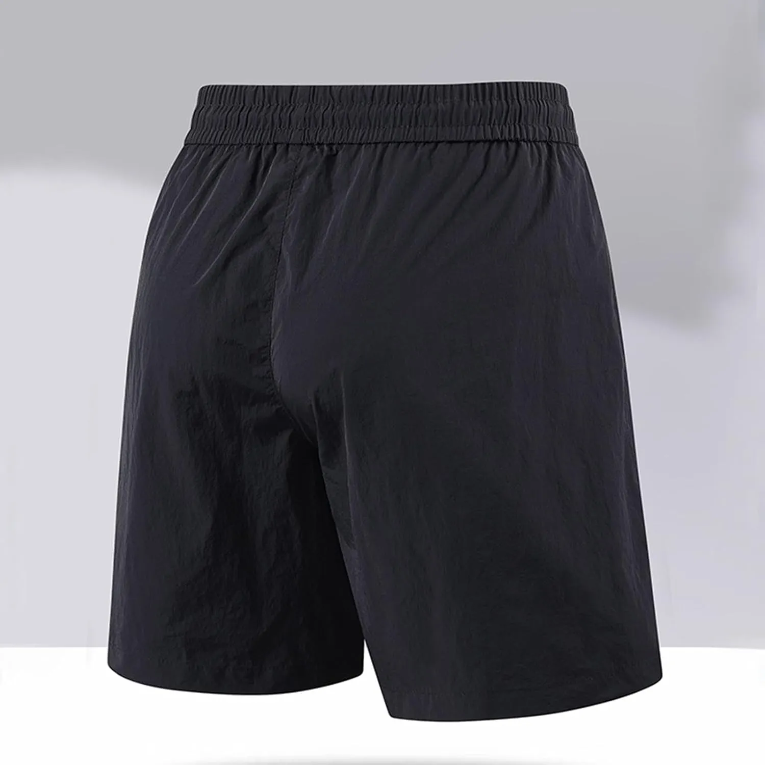 Xiaojmake Mens Quick Dry Ice Silk Shorts Loose Active Stretch Thin Workout Shorts with Zipper Pockets Training Sports Short