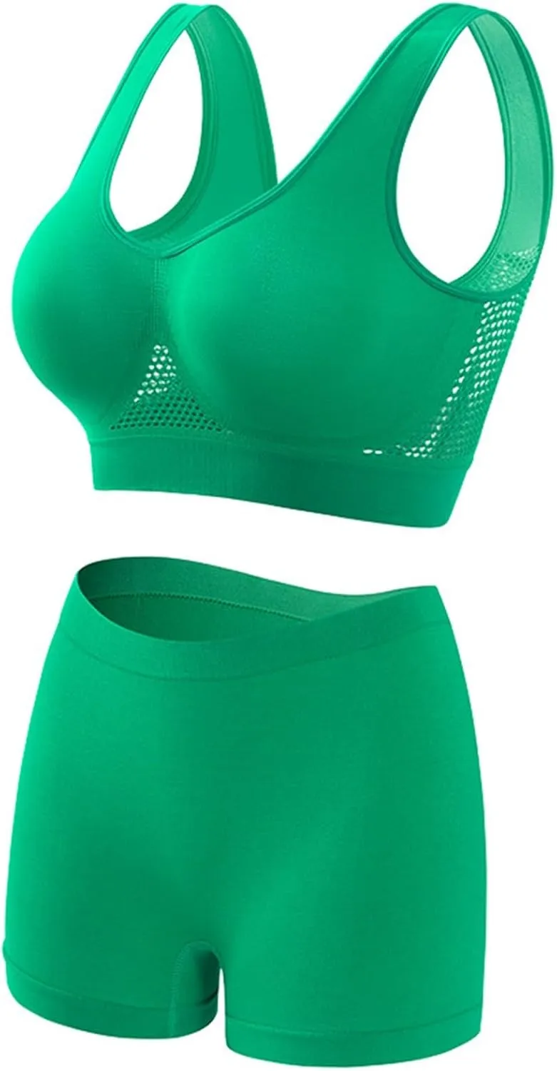 Yoga Girls Sports Bra Set, Soft and Lightweight Women's Underwear for Women's Workouts.