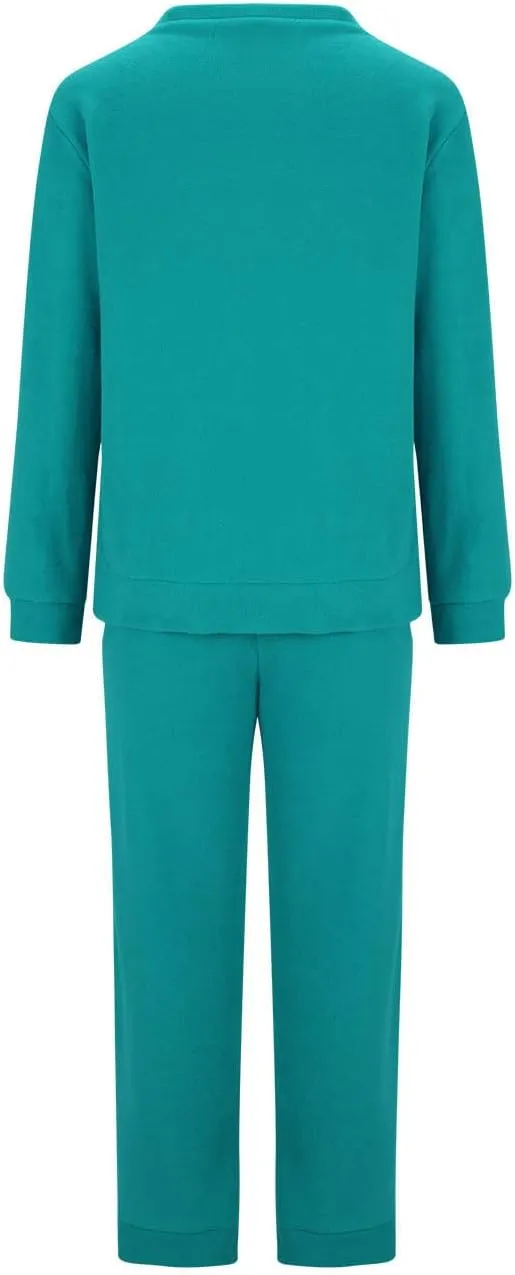 YRAETENM Lounge Sets for Women Fuzzy Fleece Long Sleeve 2 Piece Loungewear Outfits Sweater Pants Soft Lightweight Pajama Sets