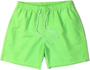 ZEFOTIM Mens Swim Shorts Drawstring Quick Dry Solid Color Trunks Board Fun Swimwear with Pockets