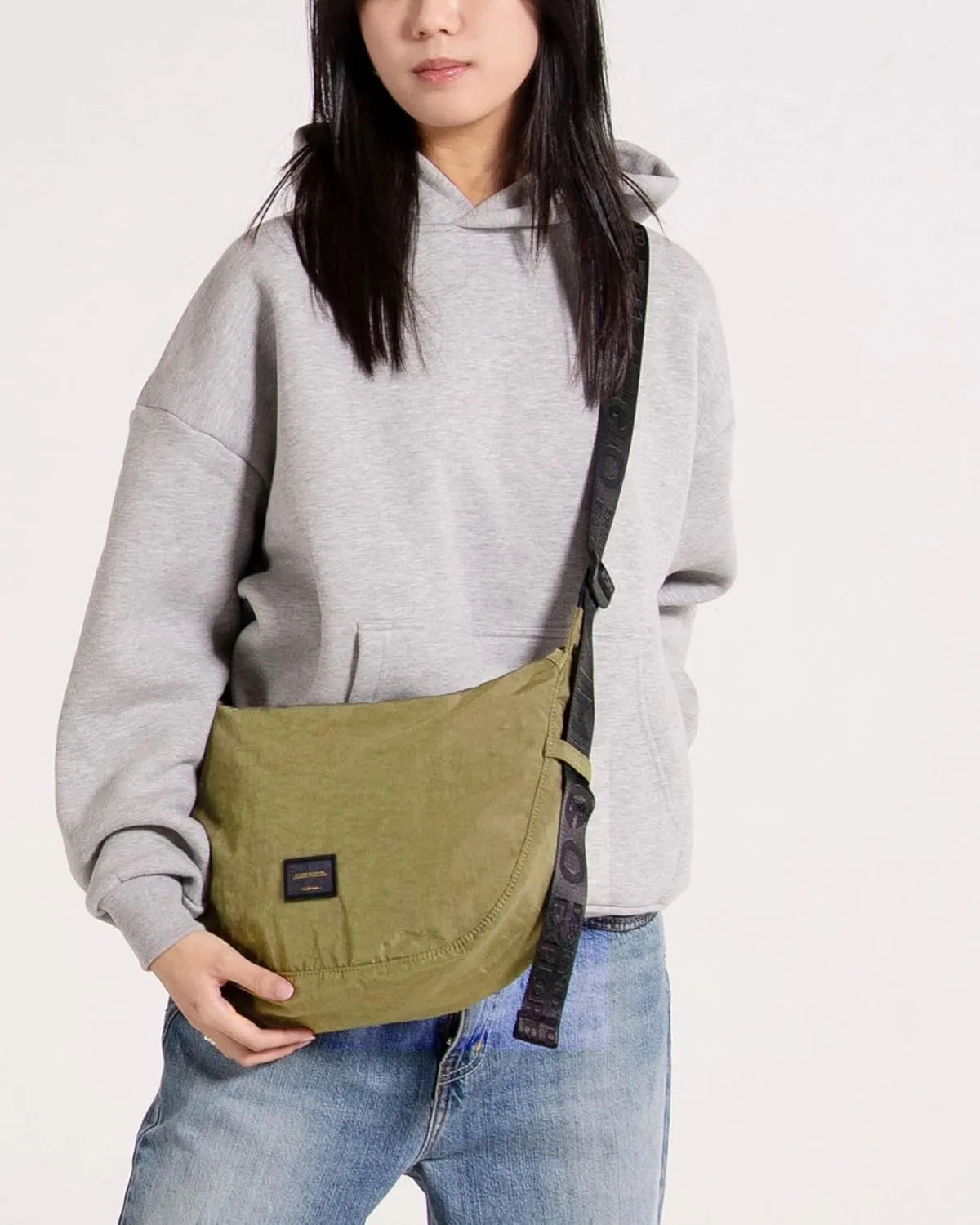 ZIMEGO Classic Crescent Crossbody Bag - Everyday Essential Travel Hobo Bag